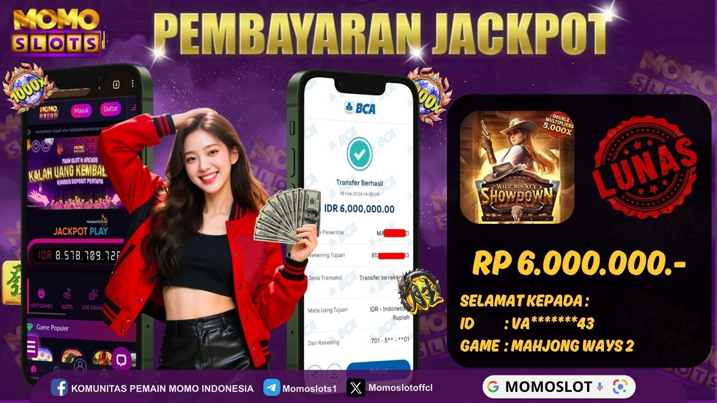 MOMOSLOTS JACKPOT SLOT WILD BOUNTY SHOWDOWN